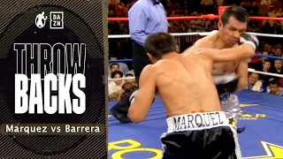 Throwback | Juan Manuel Marquez vs Marco Antonio Barrera! Peso Pluma Barrera Hits Marquez When Down!