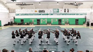 U.S. Marine Corps Silent Drill Platoon at CHS, 7/31/2023