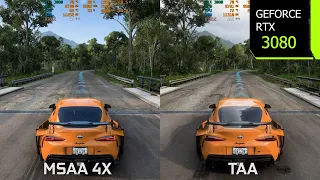 Forza Horizon 5 | 1440p TAA vs MSAA 4X - Graphics/Performance Comparison | RTX 3080 | i7 10700F