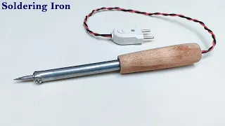 How to make soldering iron - Easy way to make soldering iron at home | AC Soldering Iron 220V