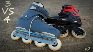 3 vs 4 Wheel Inline Skates | Which is Right for You?