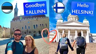 BRITISH COUPLE leave ESTONIA after 6 months and finally head to FINLAND - TALLINN TO HELSINKI ⛴