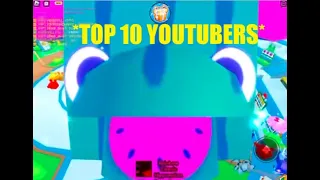 🌈TOP 10 YOUTUBERS HATCHING ALL RAINBOW & SHINY TITANIC PETS IN PET SIMULATOR X I ROBLOX😱