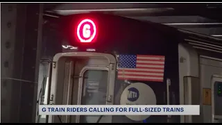 Commuters call for full-size trains to reduce crowding on G line in Williamsburg