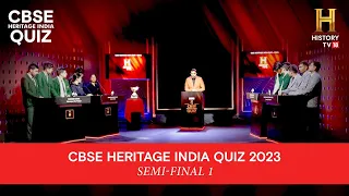 HistoryTV18 CBSE Heritage India Quiz 2023 | Semi-Final 1