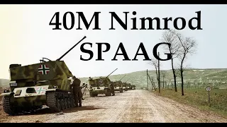 40M Nimrod SPAAG Anti Aircraft Gun from Hungary (Landsverk L-62 Anti II)