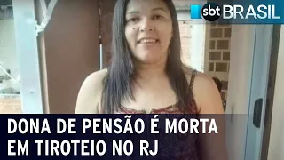 Dona de pensão é baleada e morta em tiroteio no Complexo do Alemão | SBT Brasil (22/07/22)