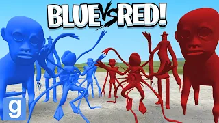 CREEPY TREVOR HENDERSON CREATIONS - RED VS BLUE! (Garry's Mod Sandbox)