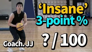 How many 3-points would he make in 100 attempts? | Coach.JJ | StayFocus Basketball