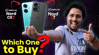 OnePlus Nord CE 3 vs Nord 2T Full Comparison in Hindi | Nord CE 3 vs Nord 2T Which one to buy? 🤔🤔