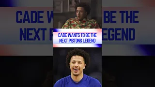 Cade Cunningham Wants To Be The Next Pistons Legend 🐐 #Pistons #nba #cadecunningham #hoops #shorts