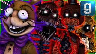 Gmod FNAF | Glitchtrap Gets Hunted Down By Ignited Animatronics From The Joy of Creation!