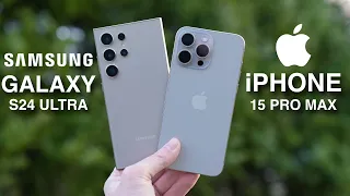 iPhone 15 Pro Max vs. Galaxy S24 Ultra - Was lohnt sich mehr? Alle Unterschiede erklärt!