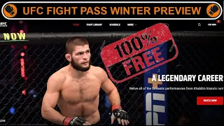 Watch all Khabib Nurmagomedov fights for FREE | (How to in Hindi) | UFC Fight Pass Winter Preview