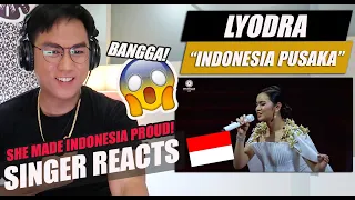 LYODRA - INDONESIA PUSAKA - LIVE DUBAI EXPO 2020 ! FULL PERFORMANCE | SINGER REACTION