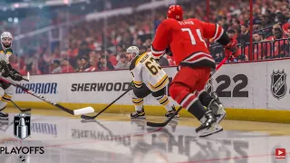 OT Winner! Hurricanes vs Bruins Round 1 Game 7! Stanley Cup Playoffs Full Game Highlights NHL 22 PS5