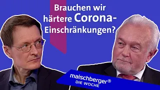 Karl Lauterbach und Wolfgang Kubicki bei maischberger. die woche 02.12.2020