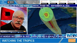 Sept 26, 2022 6pm ET Tropical Update Hurricane Ian Expected to Become Major Hurricane Tonight