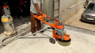 Grinding & Polishing Machine FG-400 on Concrete