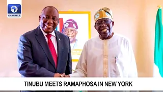 President Tinubu Meets With President Ramaphosa