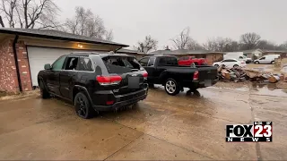 Video: Tulsa family's home and cars shot up more than once, two teens arrested