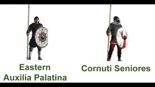 Total War: Attila 1vs1: Eastern Auxilia Palatina vs Cornuti Seniores