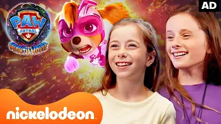 PAW Patrol: The Mighty Movie Cast Help @TheMcFiveCircus Stop Meteors! | Nickelodeon