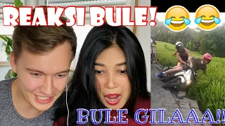 Reaksi Bule nonton BULE GILA di Indonesia