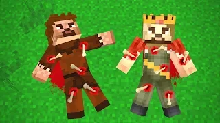 ARDA VE RÜZGAR'IN KEMİKLERİ KIRILDI! 😱 - Minecraft