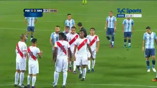 Perú vs Argentina Eliminatorias Rusia 2018. Partido Completo.
