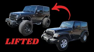 How I Built My Jeep Wrangler JK - in 16 Minutes || LIFTED || 2 door