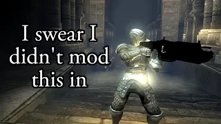 Why is there a gun in Demon's Souls?