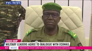 BREAKING NEWS: NIGER MILITARY JUNTA AGREES TO DIALOGUE WITH ECOWAS