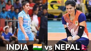 INDIA VS NEPAL | SAG Women's Volleyball championship 2019 | Set 2 | Nirmal Tanwar | Reshma | Mini