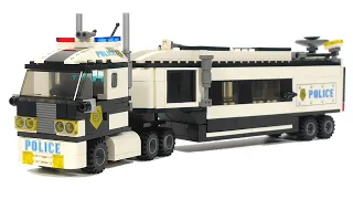 Build Lego Police Car - Qman Police Series 128 Riot Tracking Car
