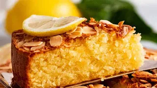 Lemon Coconut Almond Cake (SUPER EASY)