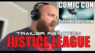 JUSTICE LEAGUE COMIC CON TRAILER REACTION! 2017 4 MIN. Preview