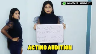 Acting Audition For Females in Kolkata Tollywood Industry Jasmine Production