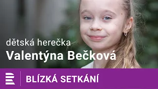 Valentýna Bečková na Dvojce: Chtěla bych být režisérka, ale občas bych si i zahrála