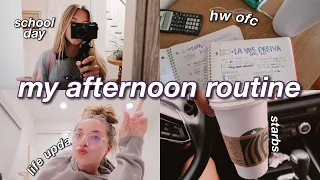 VLOG // school days in my life & my afternoon routine