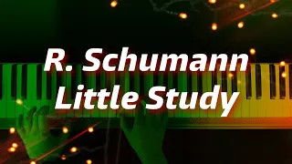 R. Schumann, Op. 68 No. 14, “Little Study” - Piano Tutorial (Slow Motion)