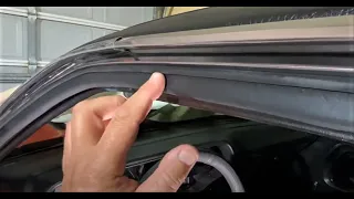 How To Install Roof Rail Weather Strips on 1972 Dodge Challenger