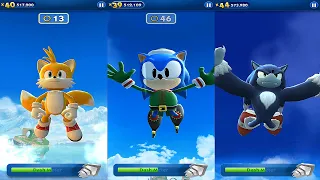 Sonic Tails vs Elf Classic Sonic vs Sonic Werehog - Sonic Boom vs Sonic Dash