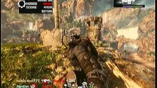 Gears Of War 3 Horde Wave 50 w/ Agie Part 12: Sandbar 1080p