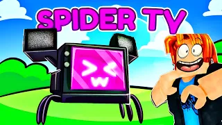 ✨ТОЛЬКО SPIDER TV против БЕСКОНЕЧНОГО РЕЖИМА в Toilet Tower Defense РОБЛОКС ROBLOX