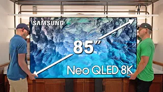 Enormous 85" Samsung 8k Neo QLED