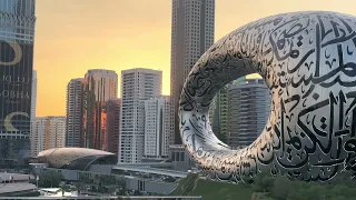 Secret place in Dubai.  The most beautiful View of the Museum of the Future. TOP