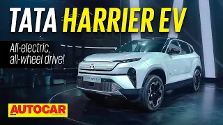 Tata Harrier EV - All-electric, all-wheel drive | Auto Expo 2023 | Autocar India