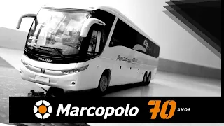 Miniature Bus Marcopolo G7 Paradiso 1200 - White