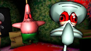 SQUIDWARD WENT CRAZY!!! (Spongebob Horror) || Squidward's Fate - Full Game + Ending - No Commentary